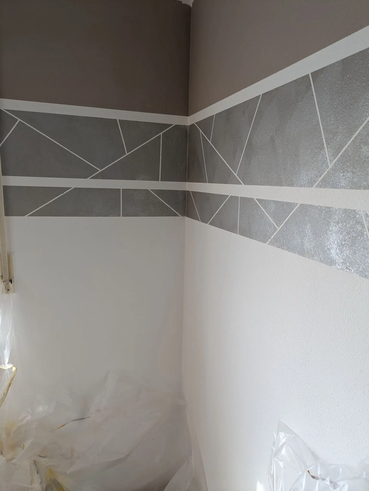 Metallische Oberflächen Silber